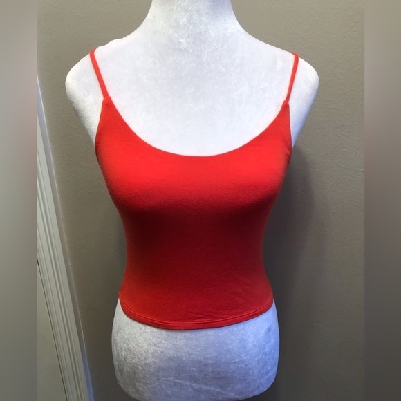 Lattice Work Cropped Tank Silvergate Size Small - Picture 1 of 9